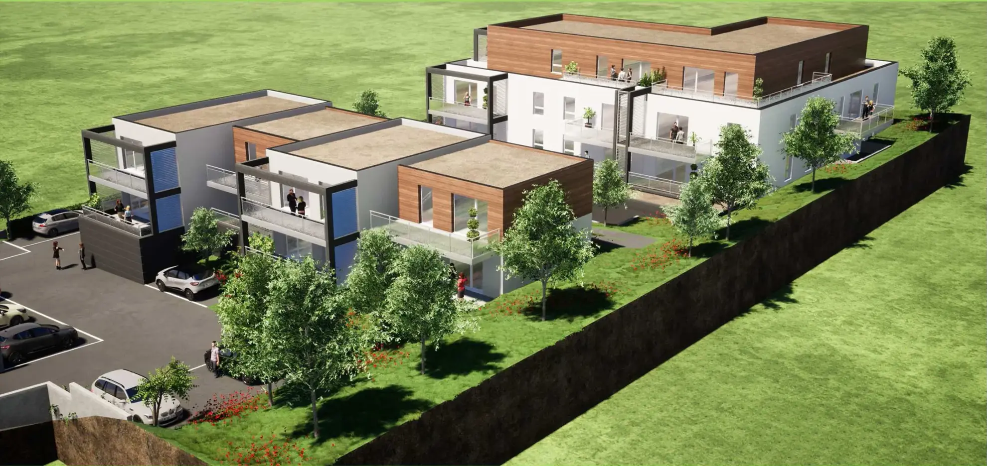 Appartements neufs à vendre à Waldighoffen avec terrasse et parking