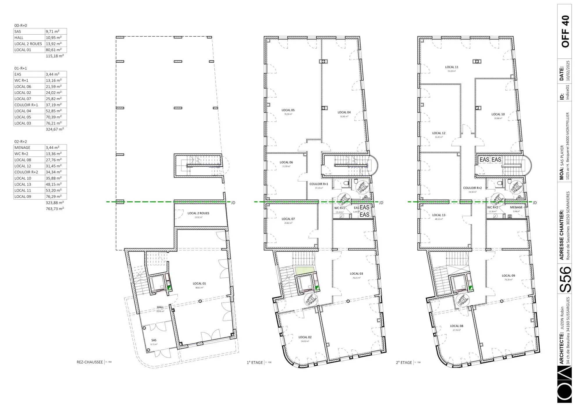 Bureaux neufs à vendre à Sommières dans la zone des Garrigues 
