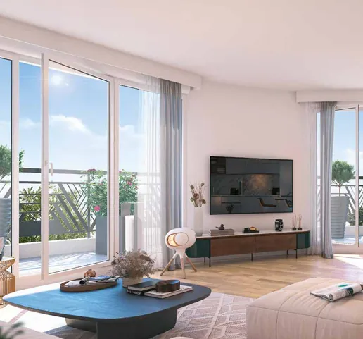 Bel appartement 2 pièces neuf à Vichy avec terrasse et parking - Livraison 2027 