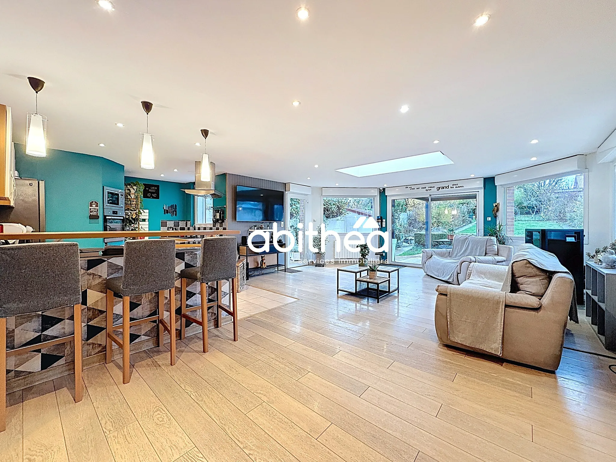 Maison individuelle de 136 m² avec jardin et garage à Saint-Laurent-Blangy près d’Arras 