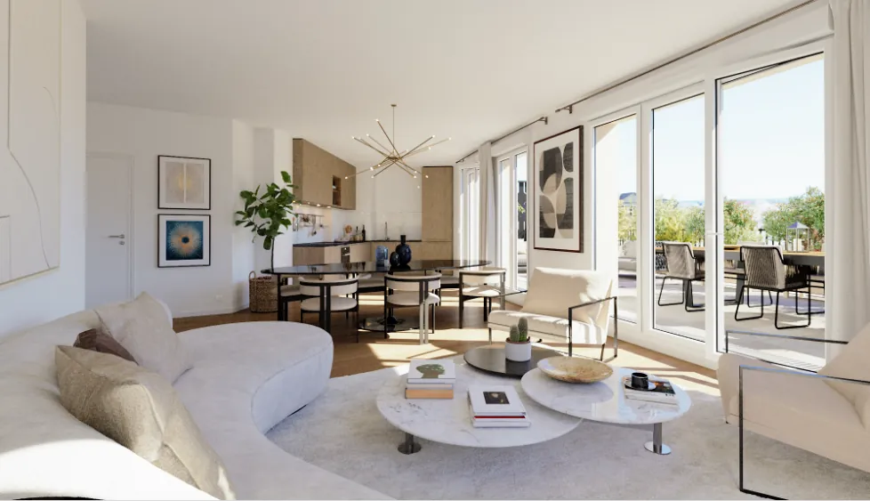 Appartement 3 pièces à Bourg-en-Bresse, livraison 2026, terrace, parking, prix 248 000 € 