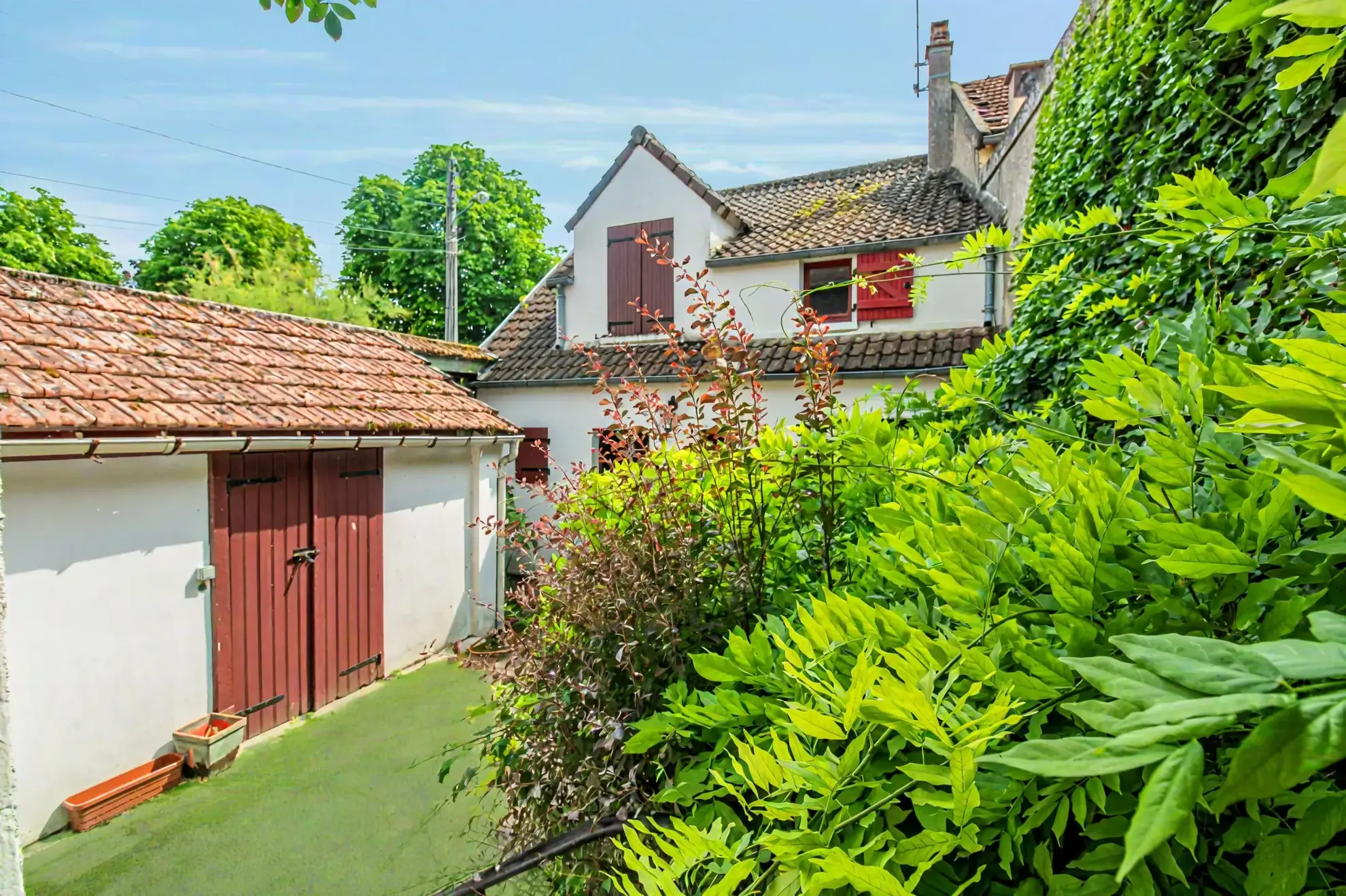 Maison de village avec deux habitations, vue sur la Seine à Moisson