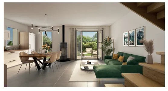 Appartement 2 pièces neuf à Mery-sur-Oise avec terrasse, livraison 2027