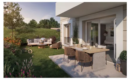Appartement 2 pièces neuf à Mery-sur-Oise avec terrasse, livraison 2027 