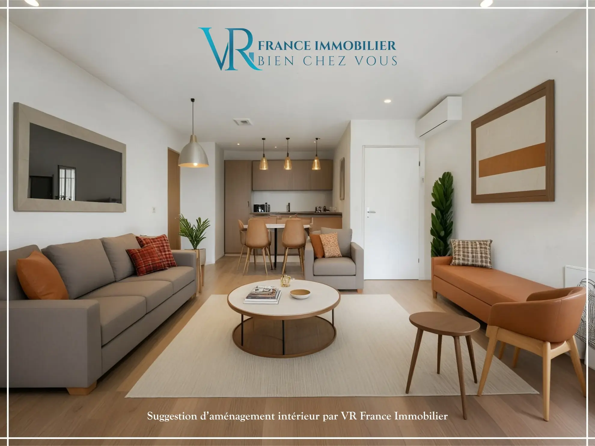 Appartement T2 de 43 m² à Divonne-les-Bains, rénové, meublé et avec potentiel locatif élevé 