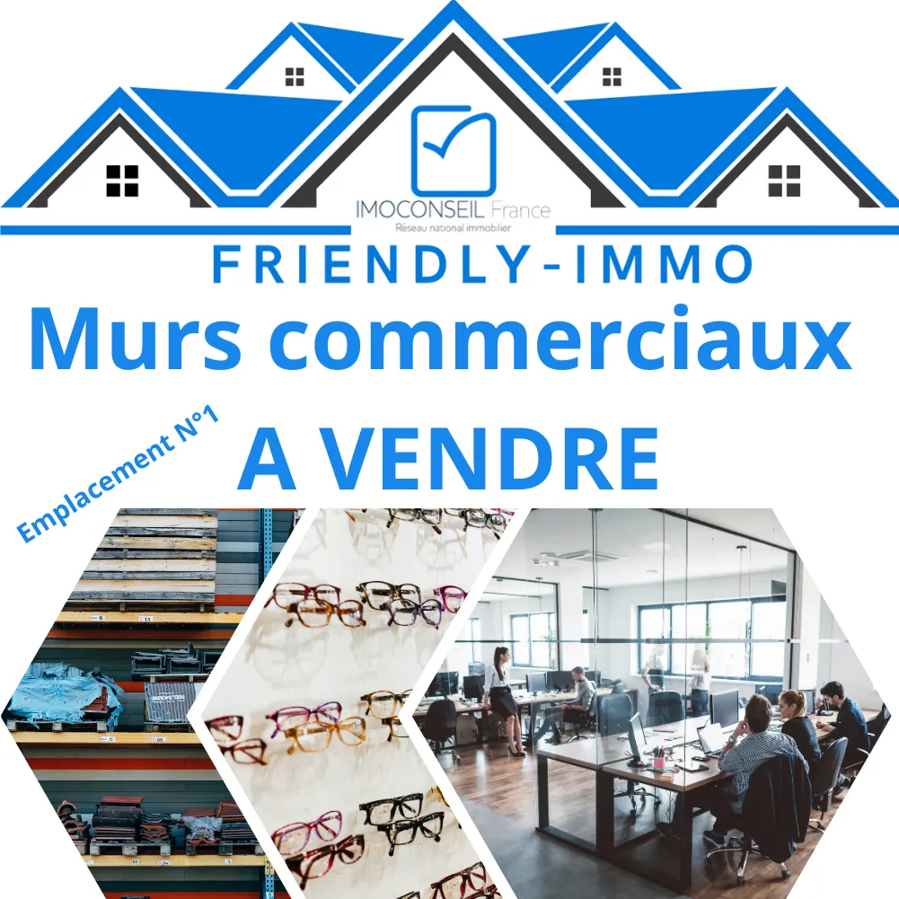 Ensemble immobilier à Vassy avec commerces, habitation et garages en centre-ville