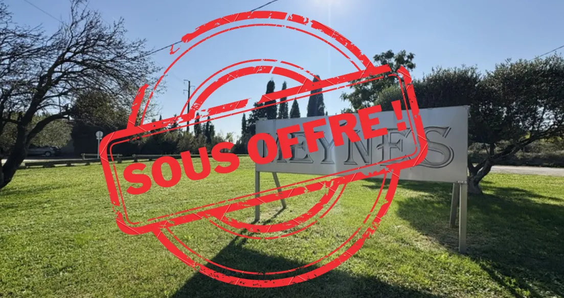 Terrain constructible à Meynes de 811 m² en environnement calme 