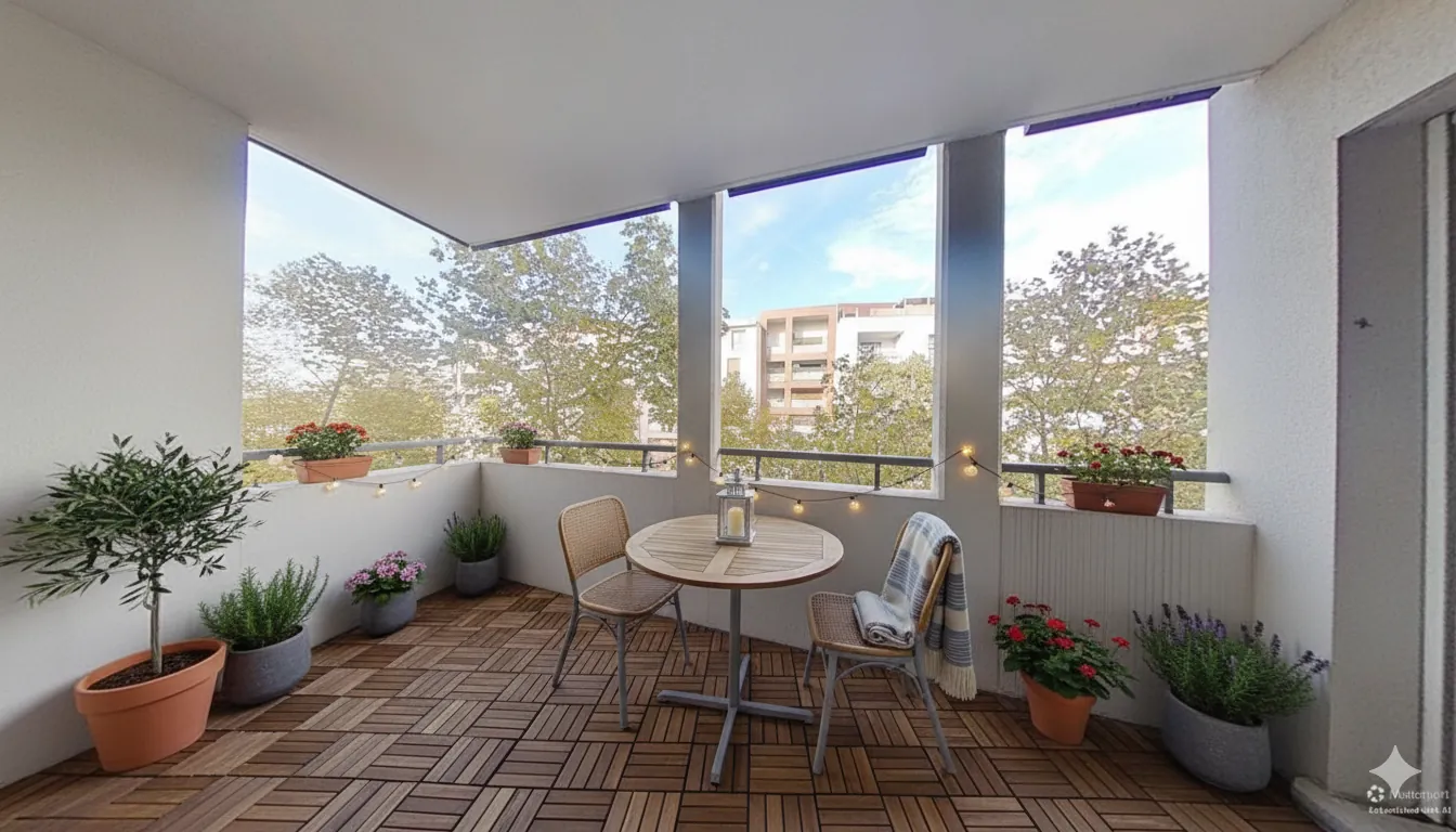 Charmant T2 avec terrasse dans résidence sécurisée à Marseille