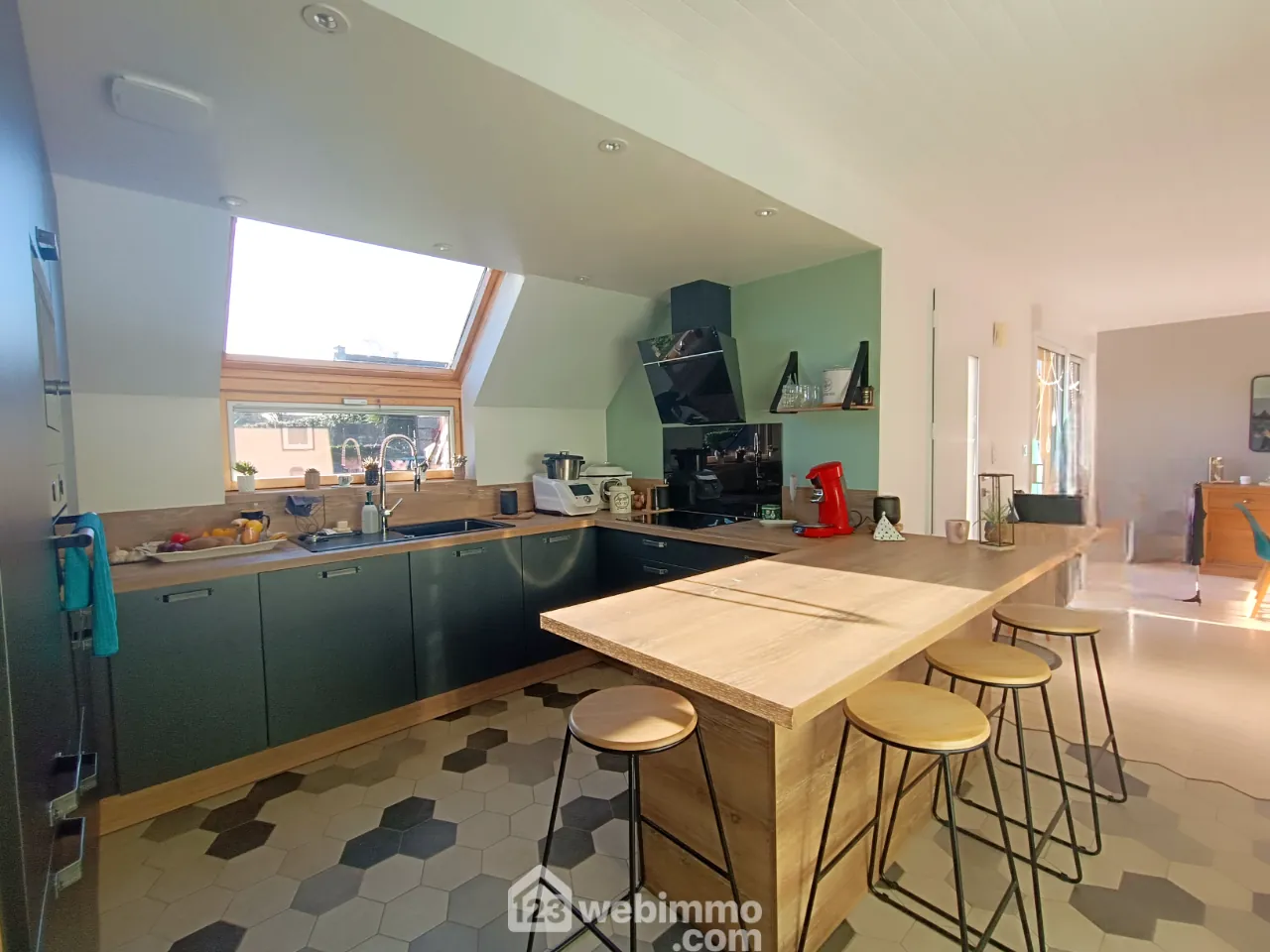 Maison familiale à Plouaret de 158m² avec jardin et double garage 