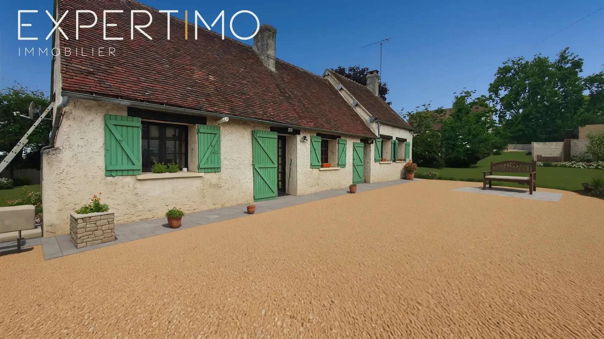 Maison de plain-pied avec jardin à Marville Moutiers Brule - 85 m²