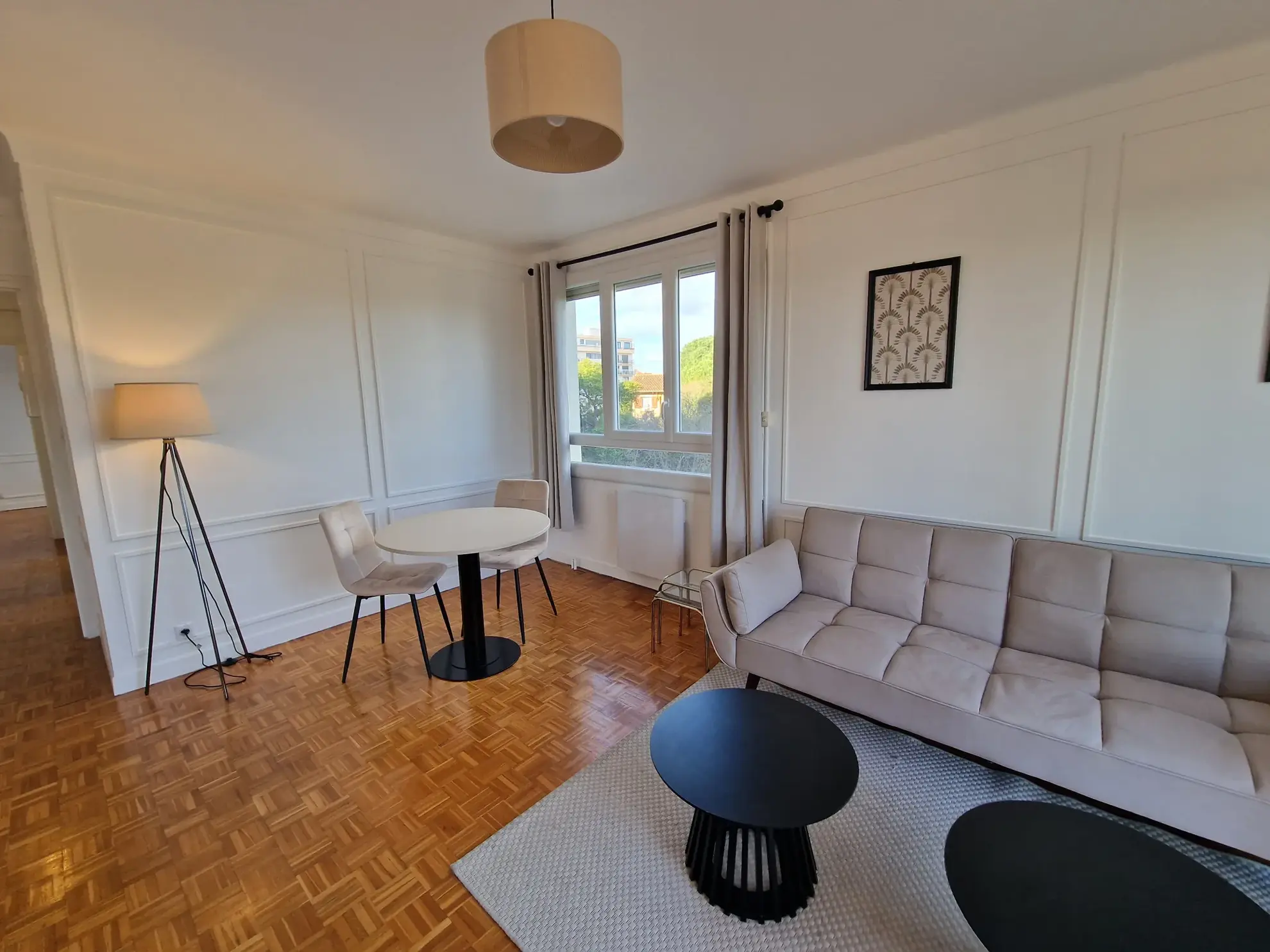 Appartement T3 rénové avec balcon et vue nature à Perpignan 