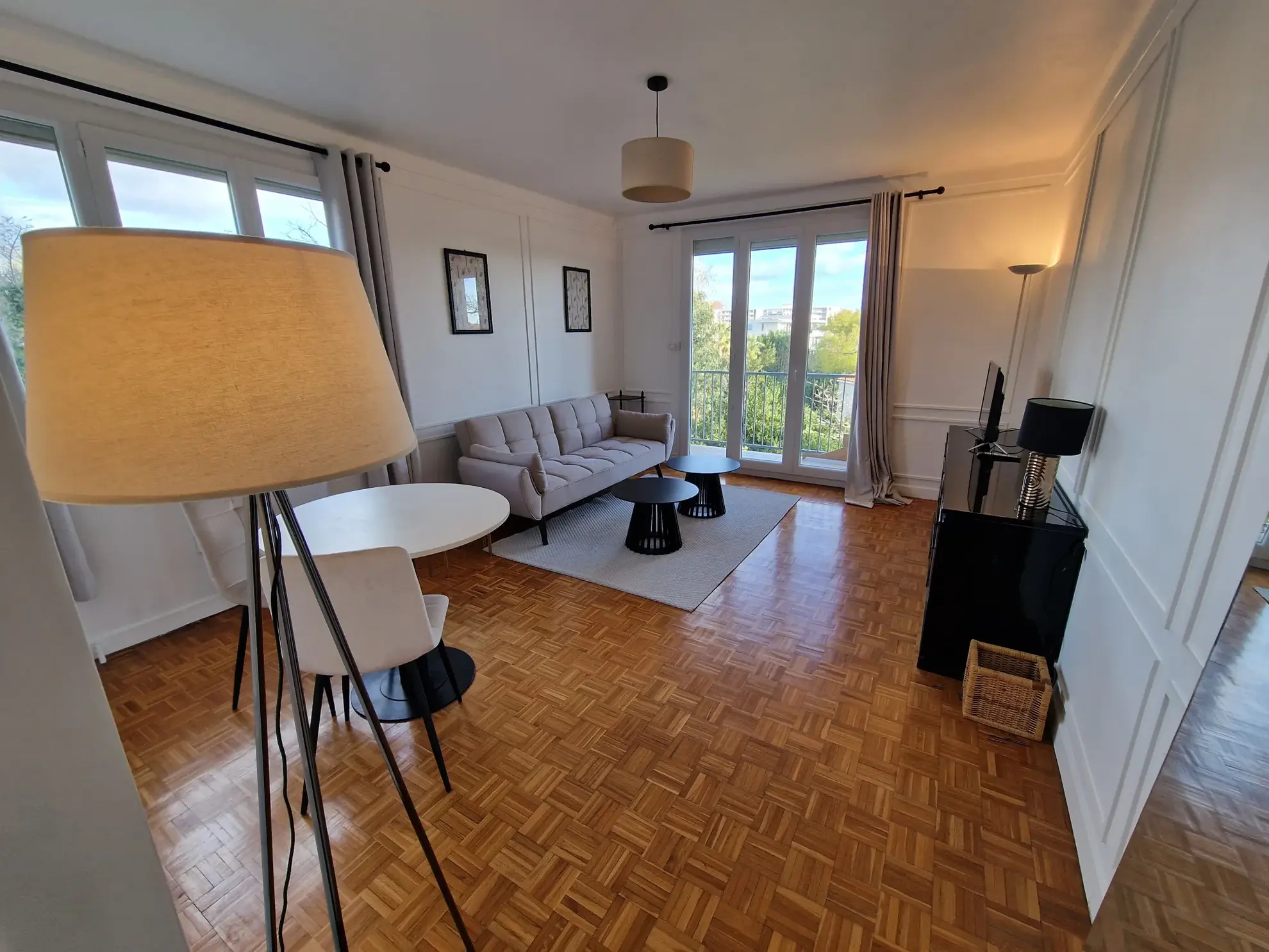 Appartement T3 rénové avec balcon et vue nature à Perpignan 