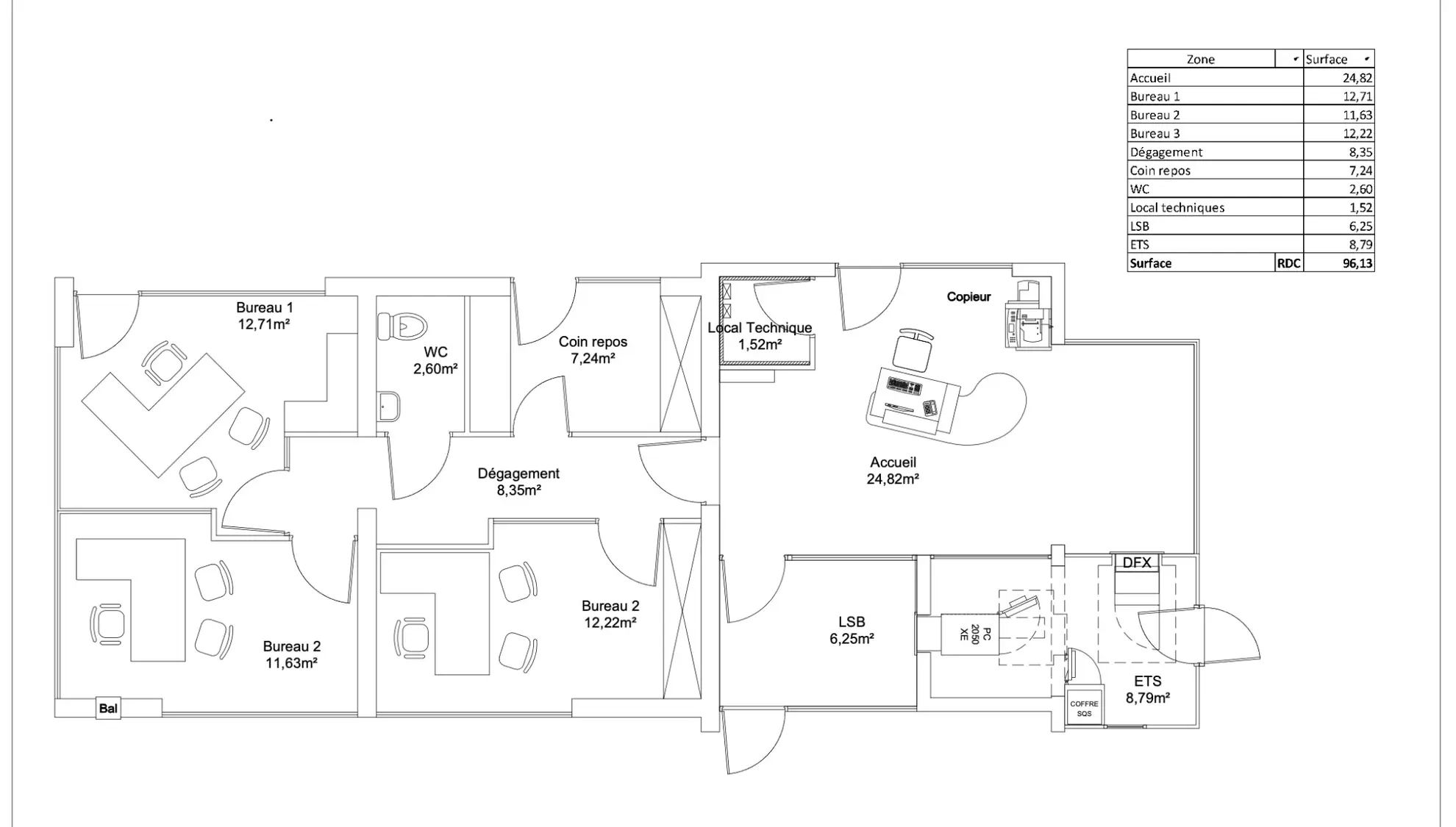 Local Commercial de 96 m² à Louer à Béziers – Centre Commercial Idéal 
