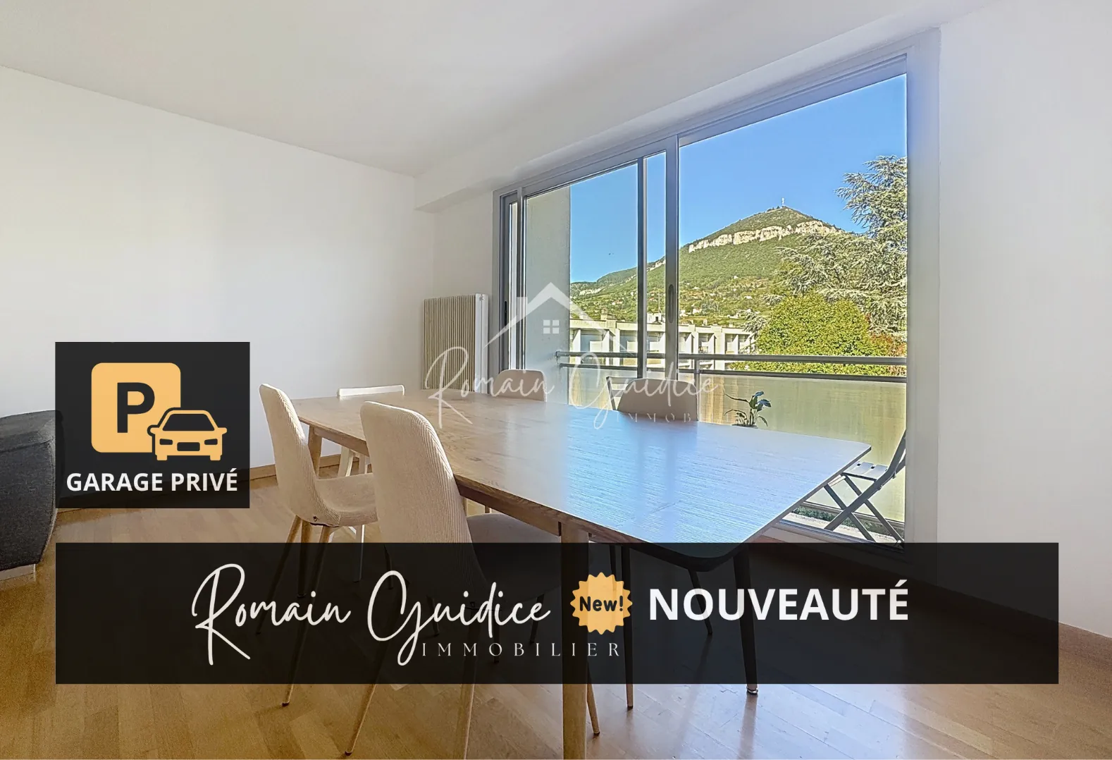 Appartement T5 avec garage privé à Millau, vue sur Puncho d'Agast, dernier étage