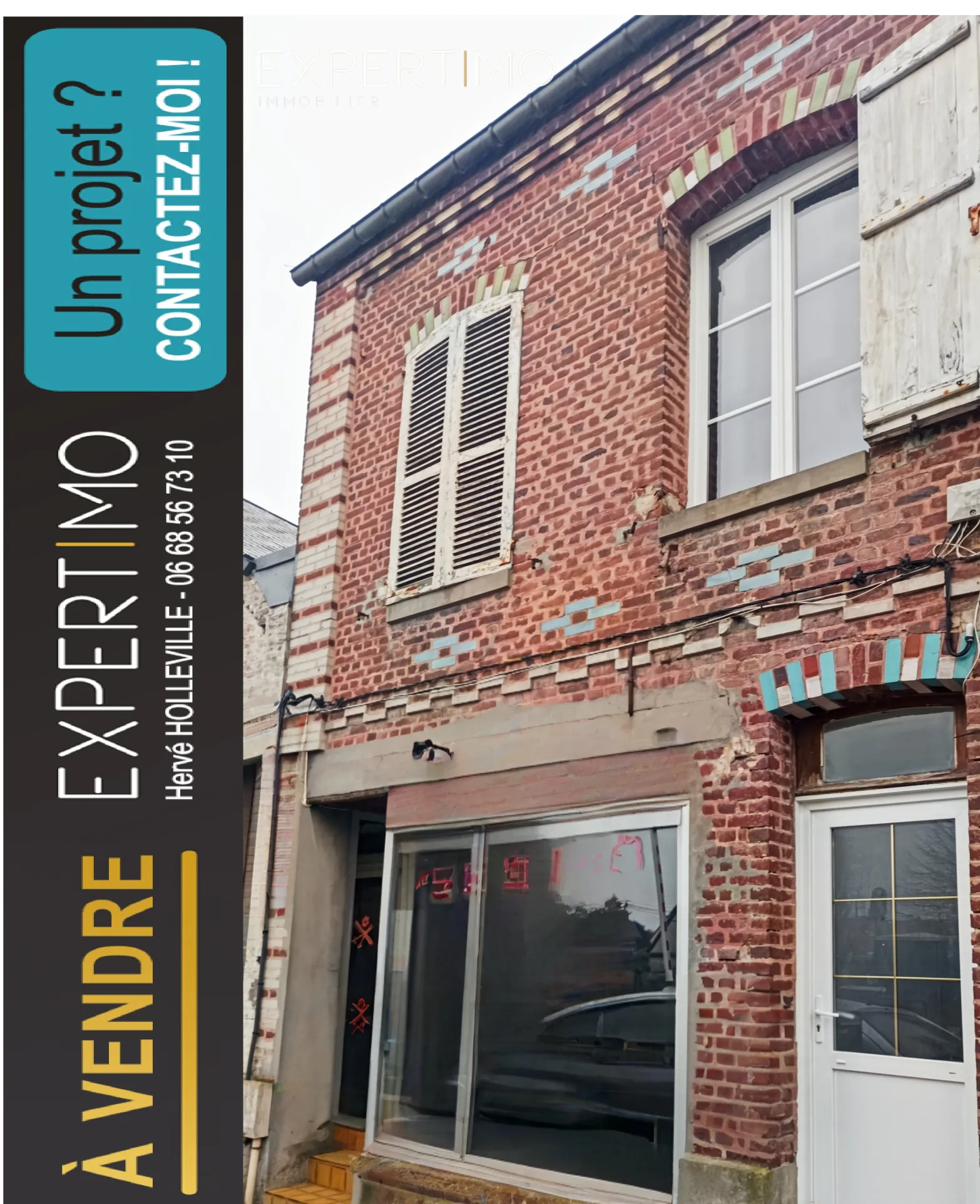 Investissez dans un immeuble avec logement et local commercial à Rue, Somme
