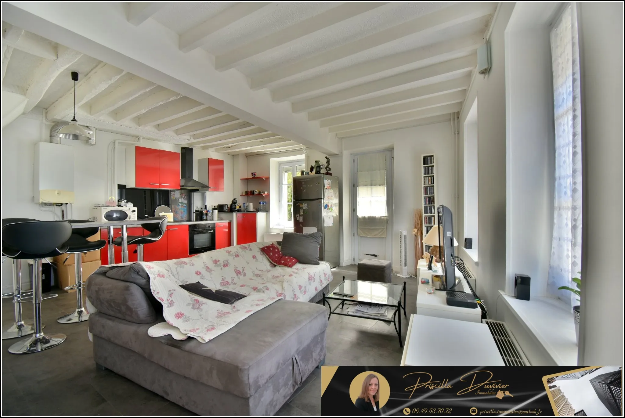 Maison de ville à vendre à Saint-Martin-du-Tertre - 2 chambres