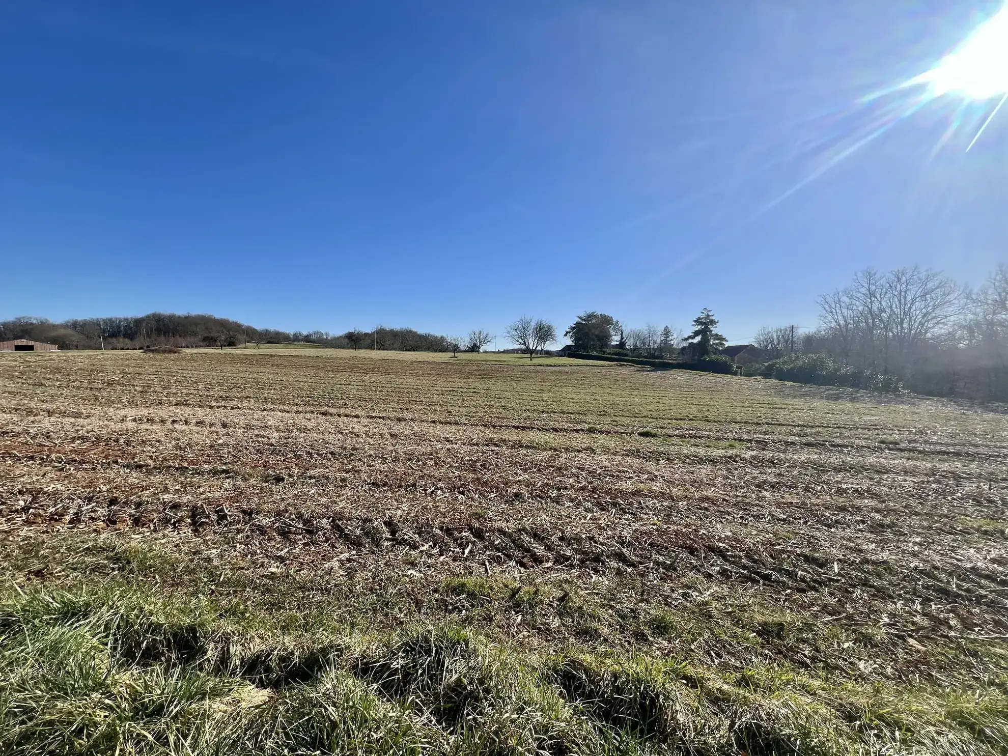 Terrain constructible de 15 599 m² à La Cassagne en campagne 