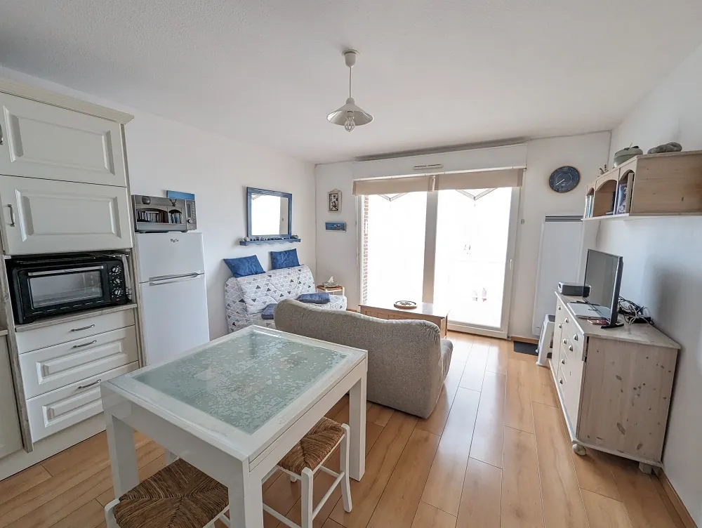 Appartement face mer avec balcon et parking à Cayeux-sur-Mer 