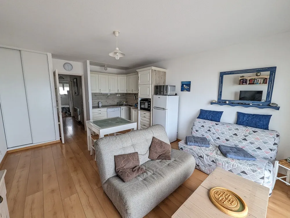 Appartement face mer avec balcon et parking à Cayeux-sur-Mer 