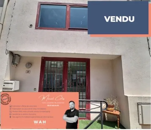 Vente d'un duplex de 78,93 m² à Clermont l'Hérault, 3 chambres, climatisé