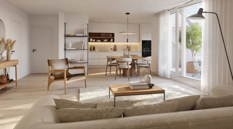 Appartement 2 pièces neuf à Dreux (28100), livraison 2027 avec balcon et parking