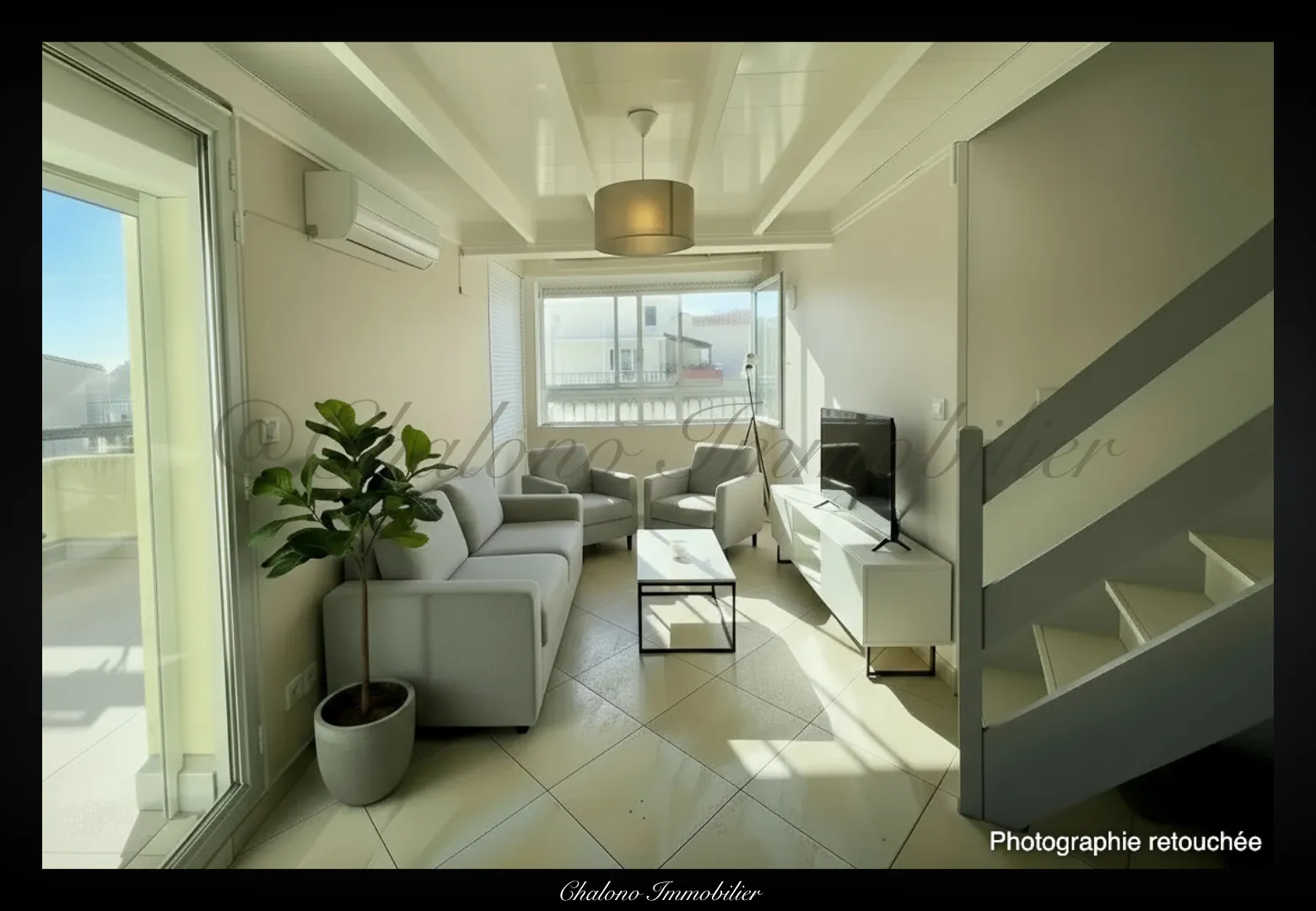 Appartement duplex 3 pièces au dernier étage avec terrasse en vente au Cap d'Agde