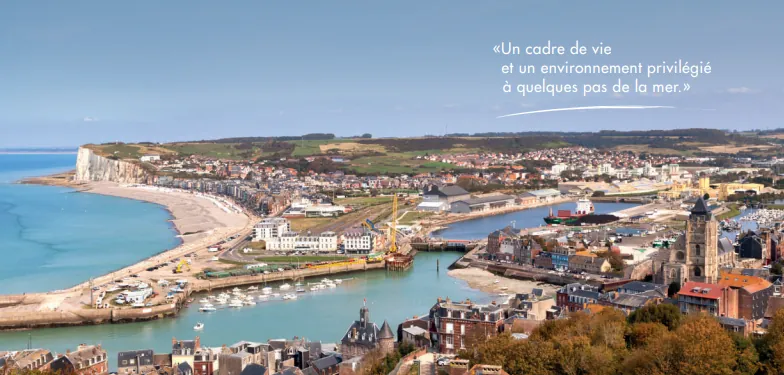 Programme neuf d'appartements avec vue port au Treport à partir de 240 000 € 