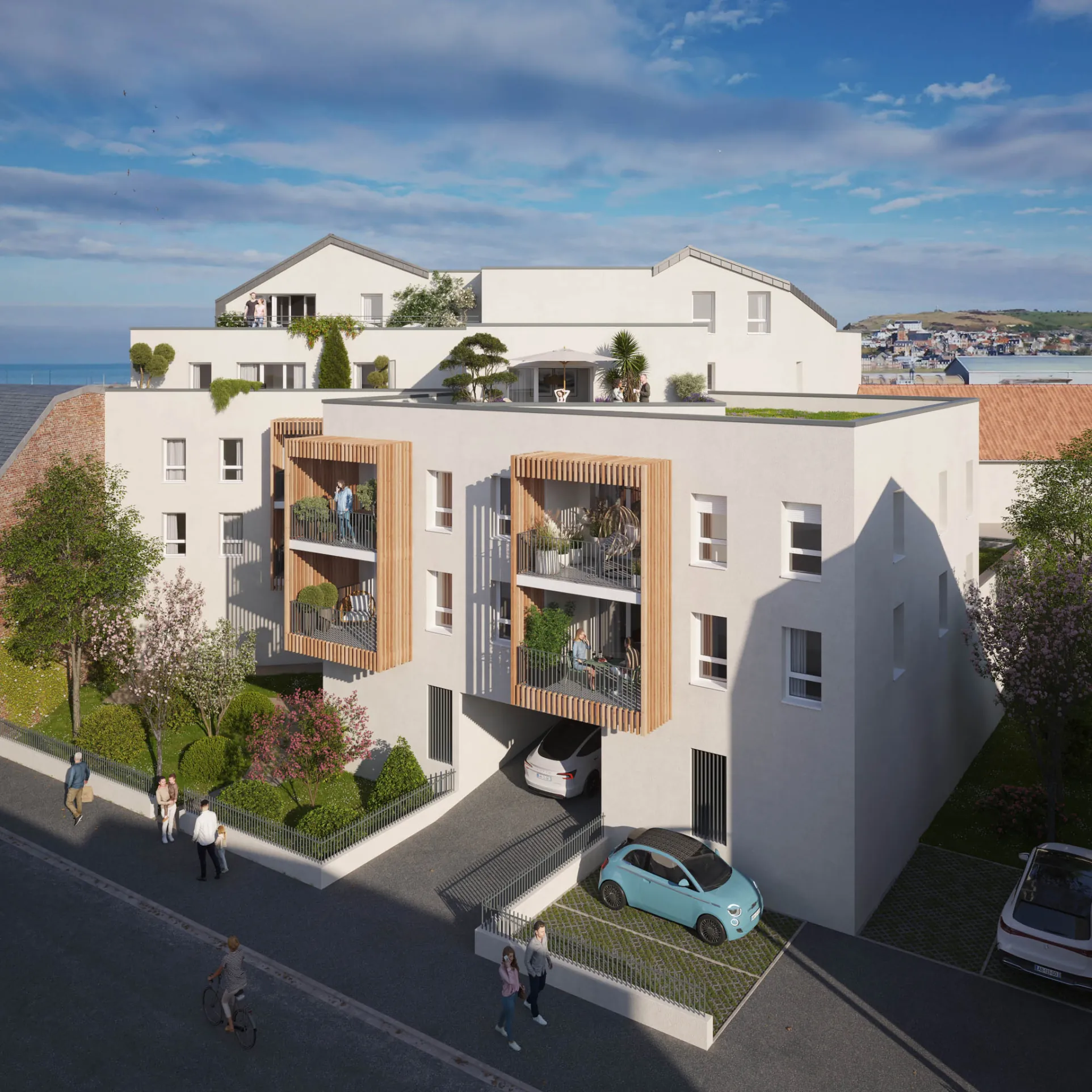 Programme neuf d'appartements avec vue port au Treport à partir de 240 000 € 