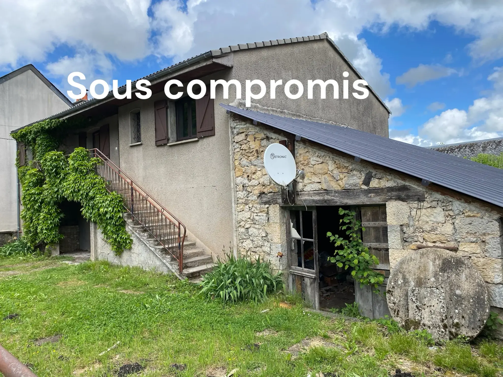 Maison de type 4 avec grand sous-sol, jardin et dépendance à Gages