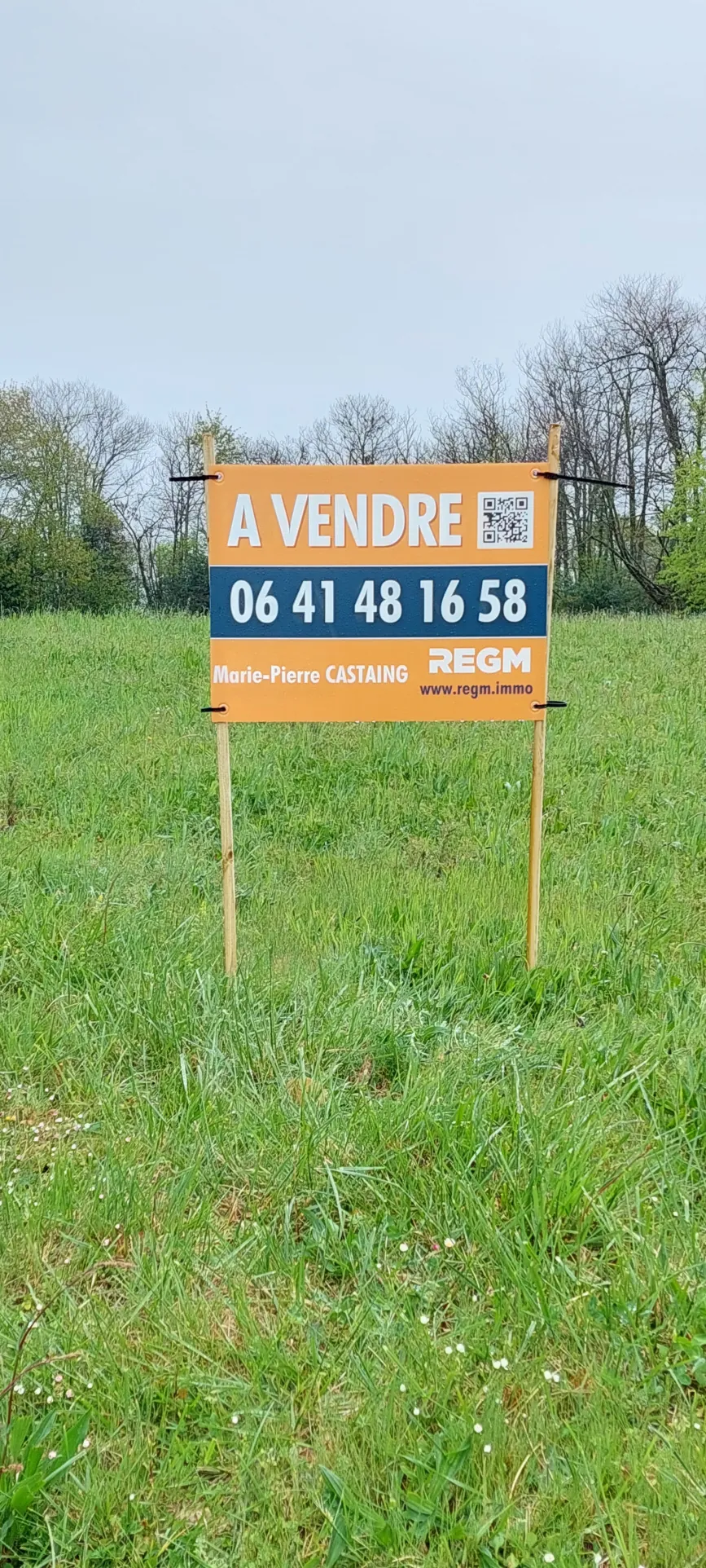 Terrain constructible à Castillon d'Arthez avec vue sur Pyrénées à prix attractif