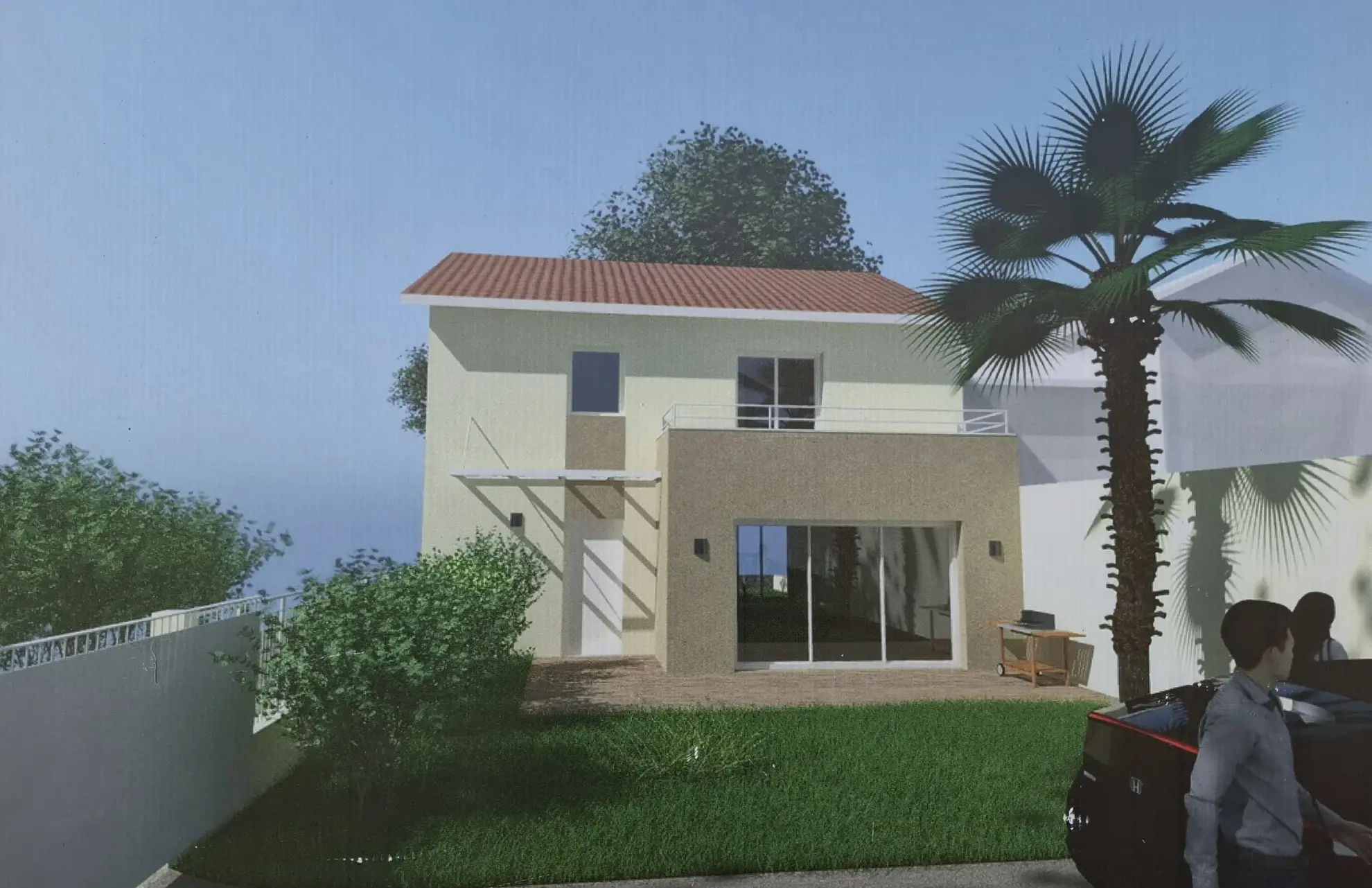 Terrain à bâtir de 264 m² à Charly avec permis de construire accepté
