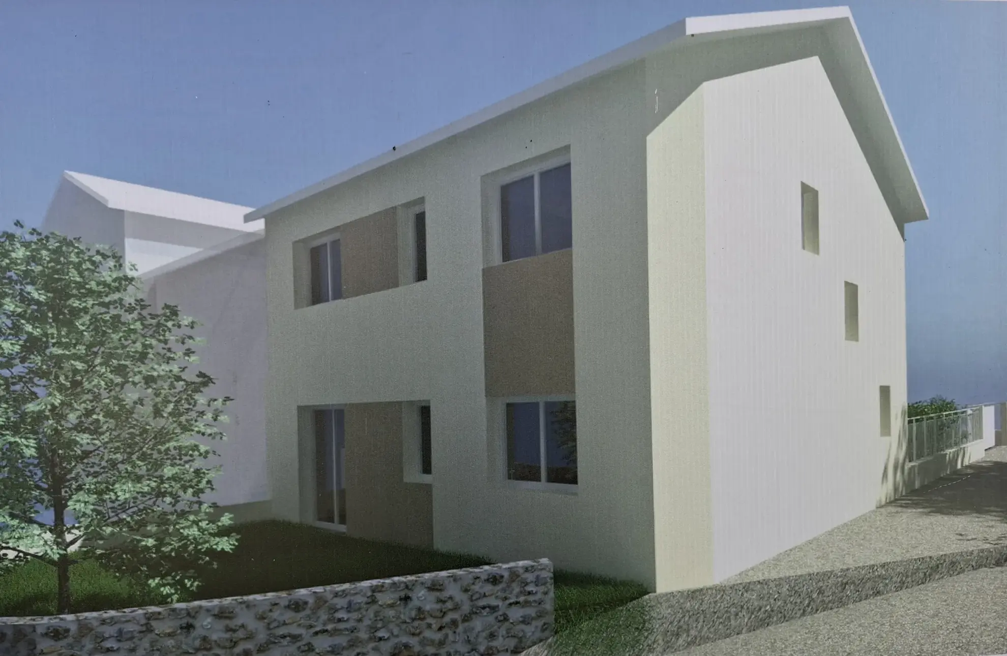 Terrain à bâtir de 264 m² à Charly avec permis de construire accepté 