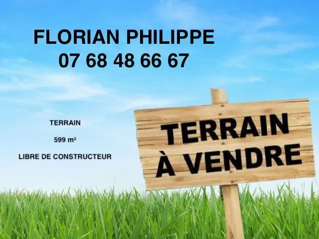Terrain constructible de 599 m² à Saint-Lyphard, proche commodités