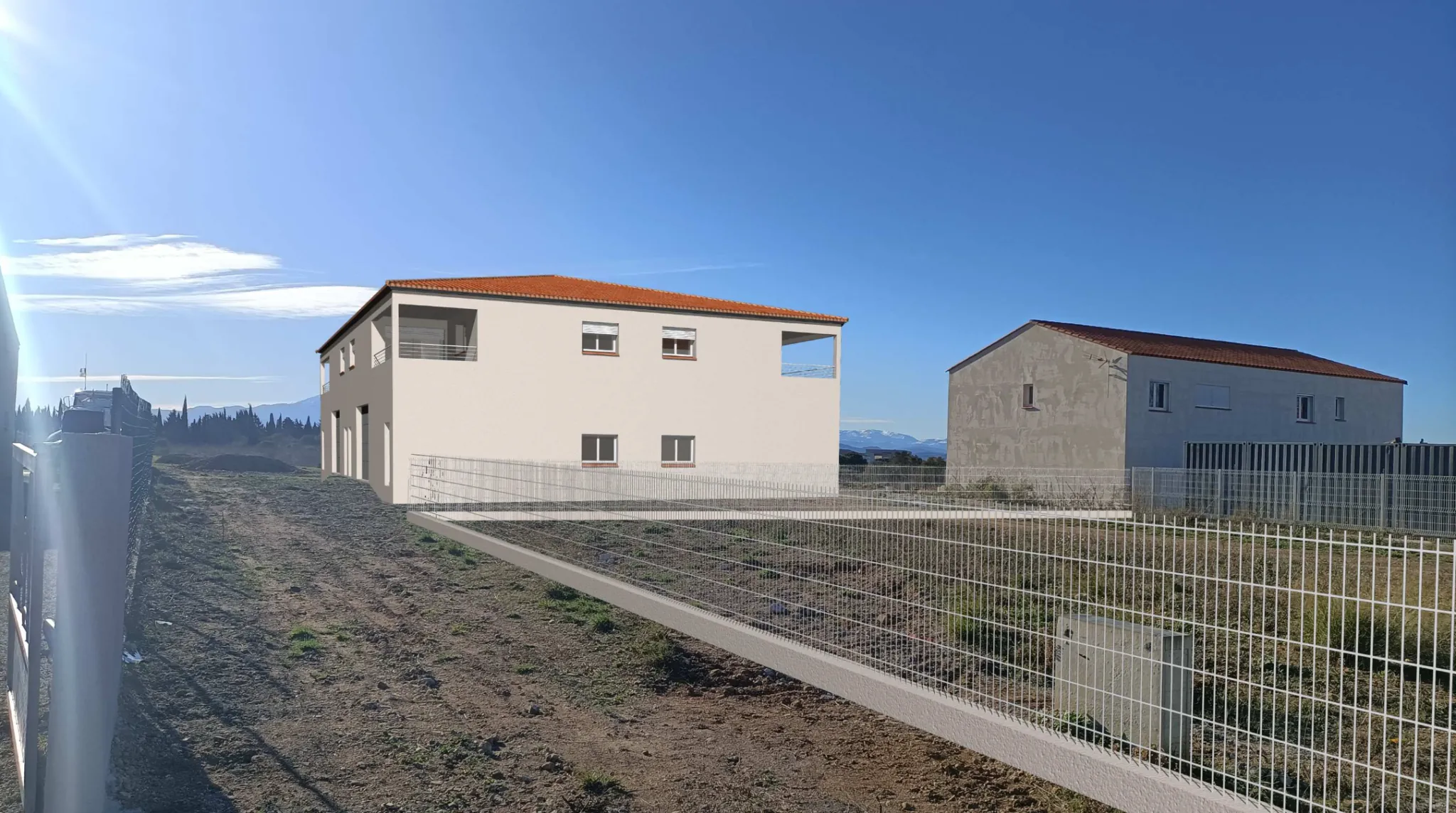 Garage et bureau neufs à Saint Hippolyte - Opportunité professionnelle