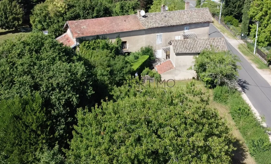 Ensemble immobilier à Tournus avec deux maisons anciennes et terrain constructible