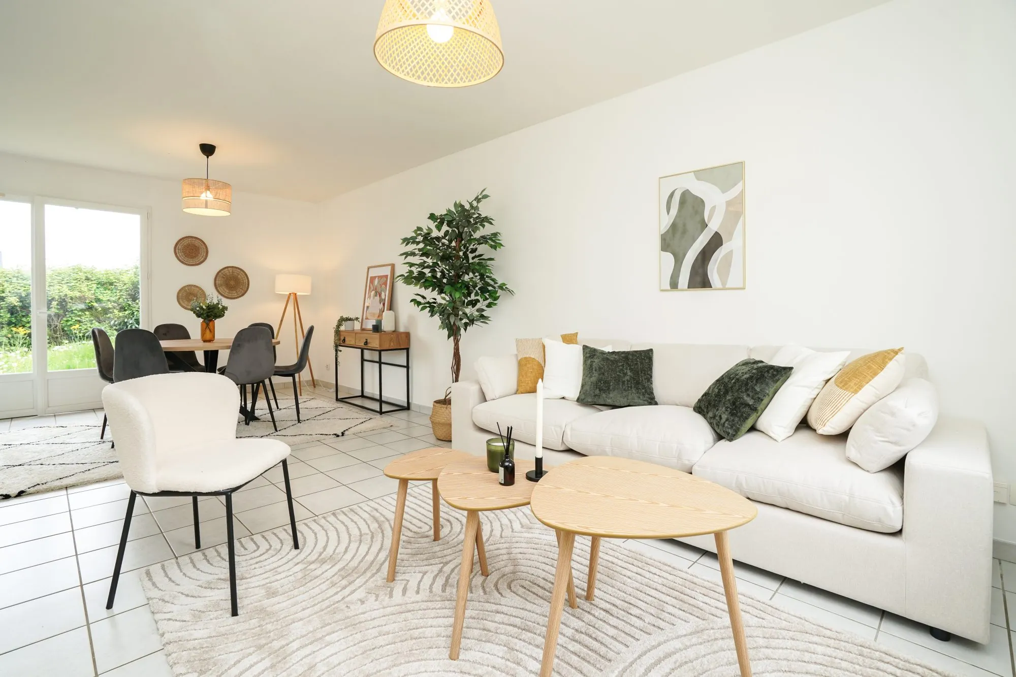 Maison familiale à Cinq-Mars-la-Pile de 91,91 m² avec 4 chambres et jardin