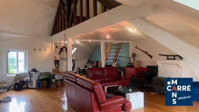 Appartement atypique de 71 m² près de la gare Nord au Mans à vendre