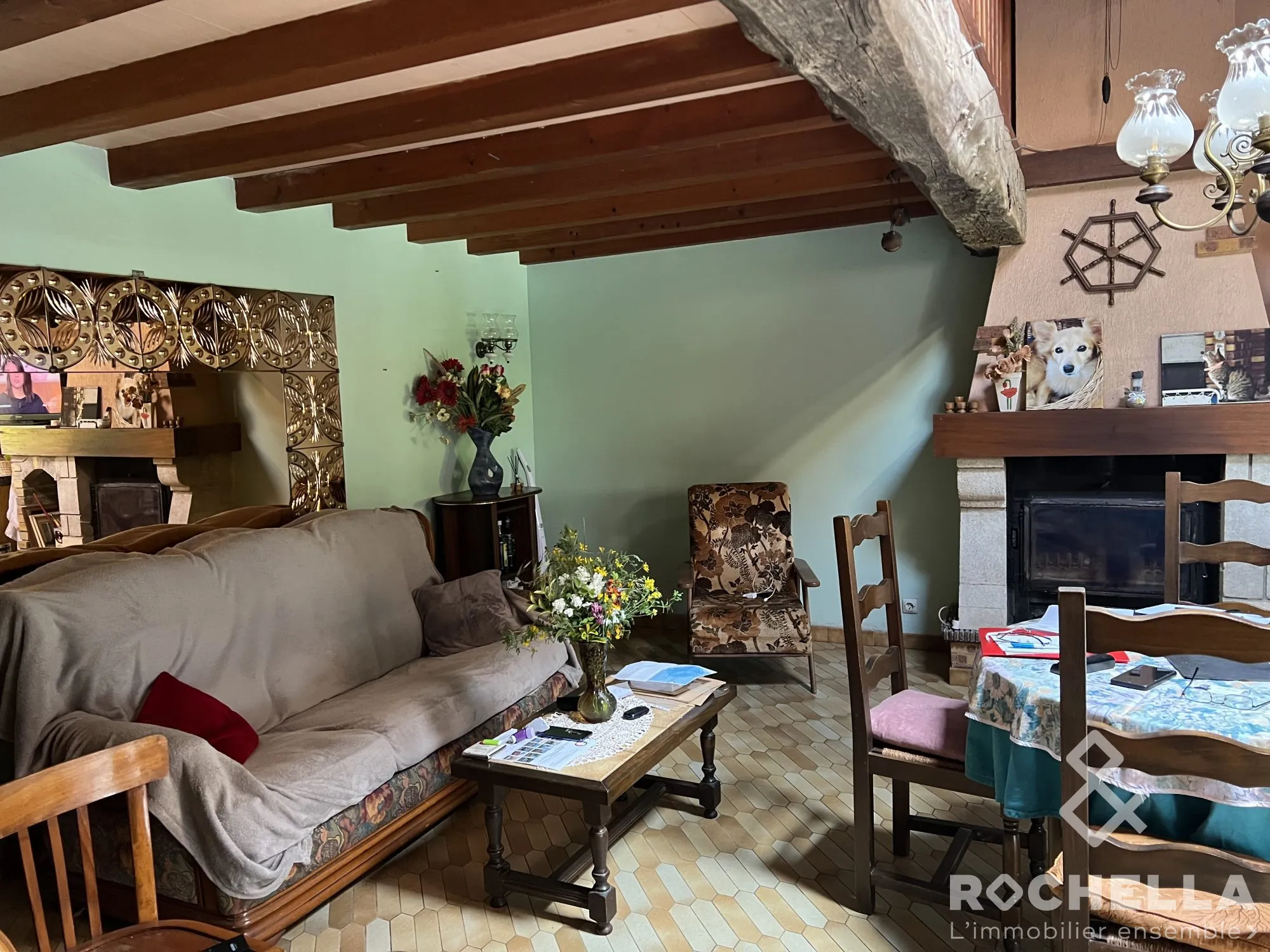 Maison ancienne à rénover avec grand terrain à Lozay - charme et potentiel