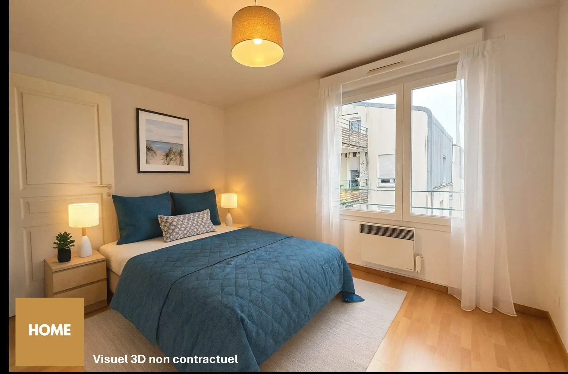 Appartement T2 de 40m² à Nancy avec stationnement et luminosité optimale 