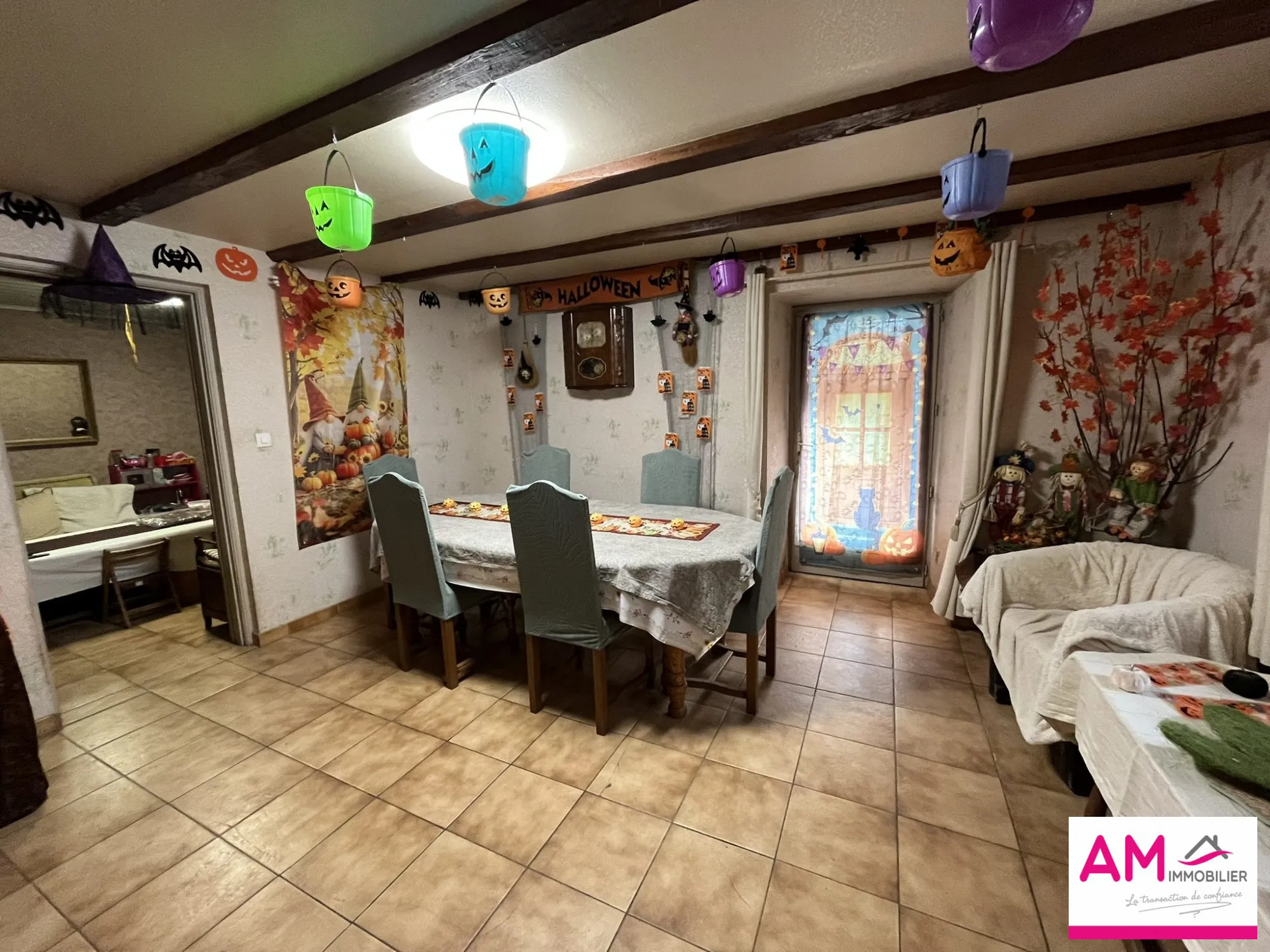Maison mitoyenne avec garage et jardin à Leimbach – Opportunité à saisir 