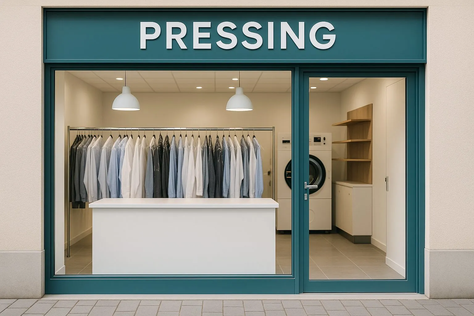 Pressing rentable à vendre à Genève Rive Gauche - Emplacement stratégique et équipement complet