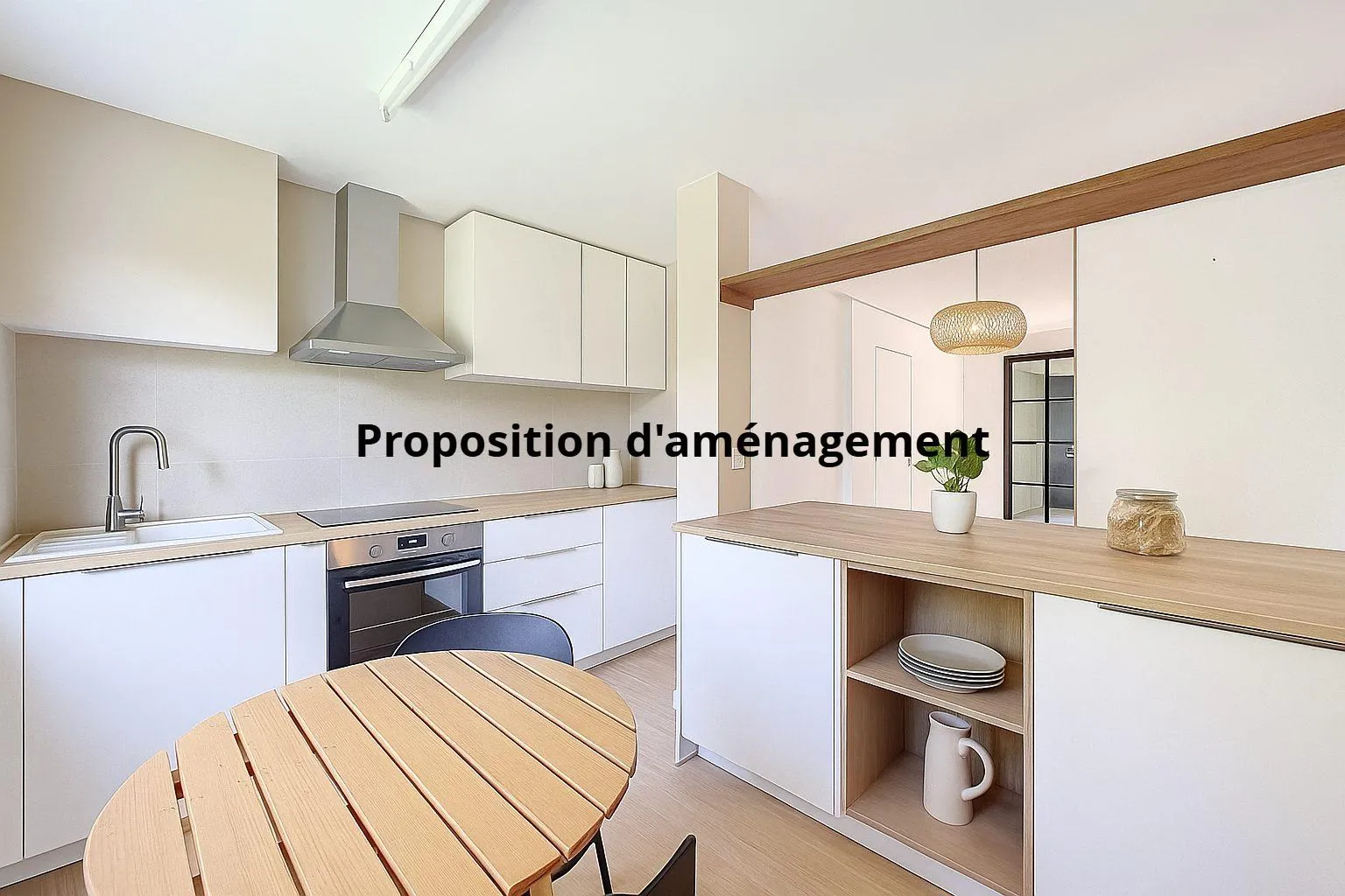 T3 en rez-de-jardin avec jardin, garage et dépendances à Civrieux 