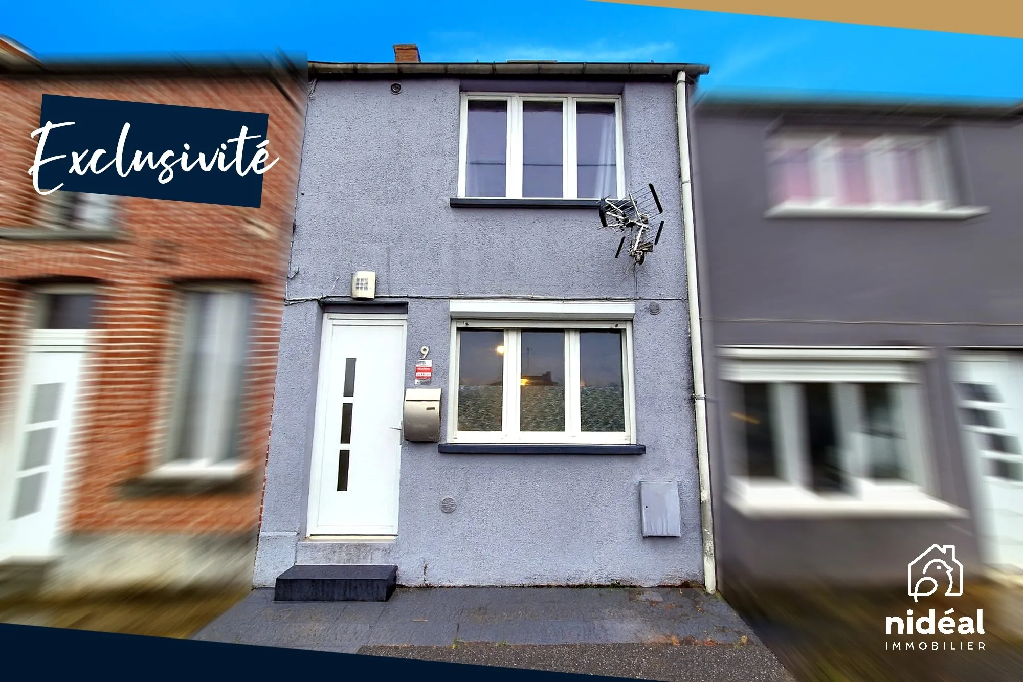 Maison à vendre à Feignies avec 3 chambres et grand espace de vie