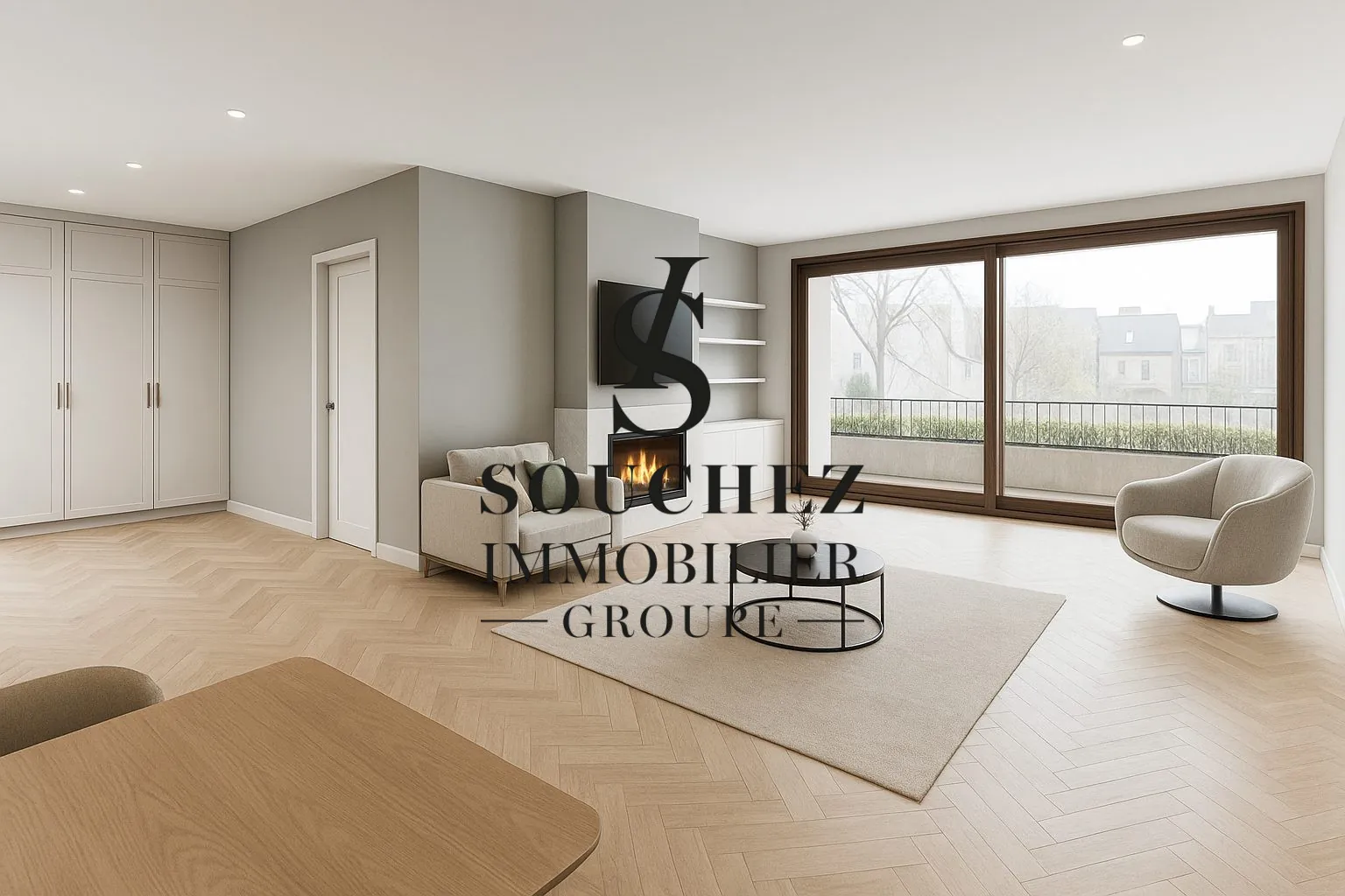 Grand plateau à aménager de 91 m² au centre d'Arras avec terrasse et parking