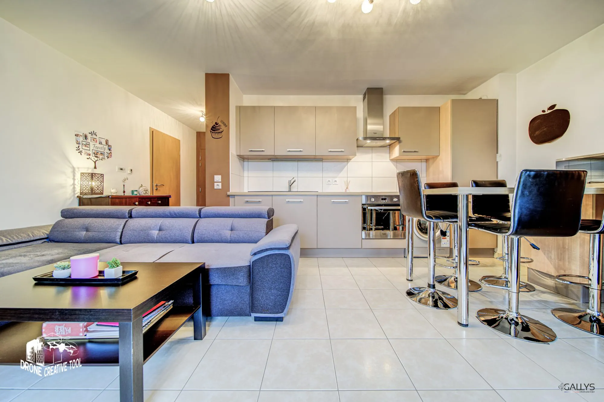 Appartement T2 avec terrasse et parking à Yutz, résidence sécurisée