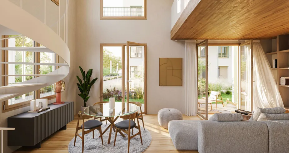 Appartement 2 pièces en rez-de-jardin à Wintzenheim, livraison 2027 