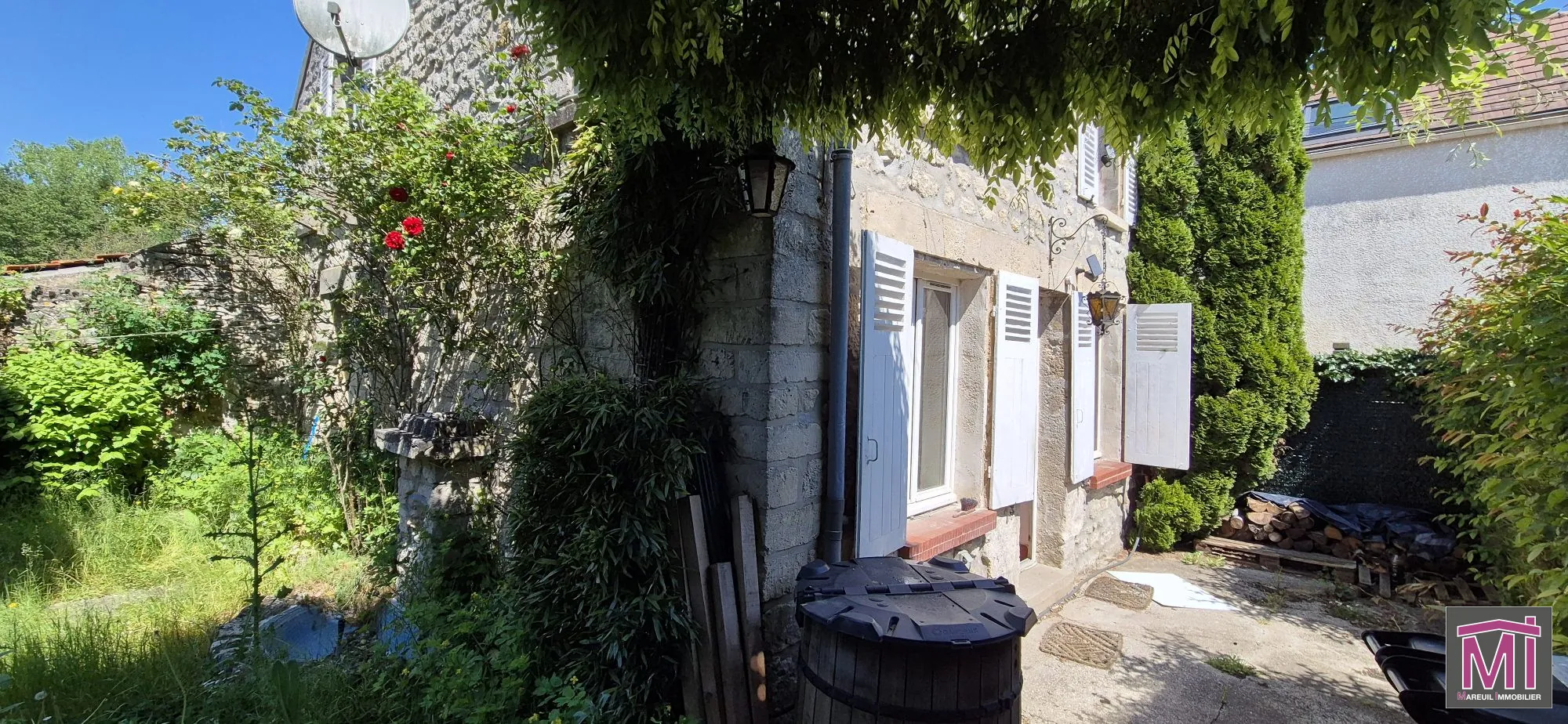 Belle maison en pierre de 3 chambres avec jardin à Mareuil-sur-Ourcq
