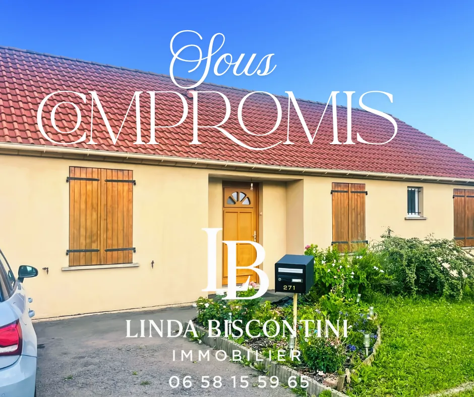 Maison de plain-pied avec 4 chambres à Évin-Malmaison près de Lille