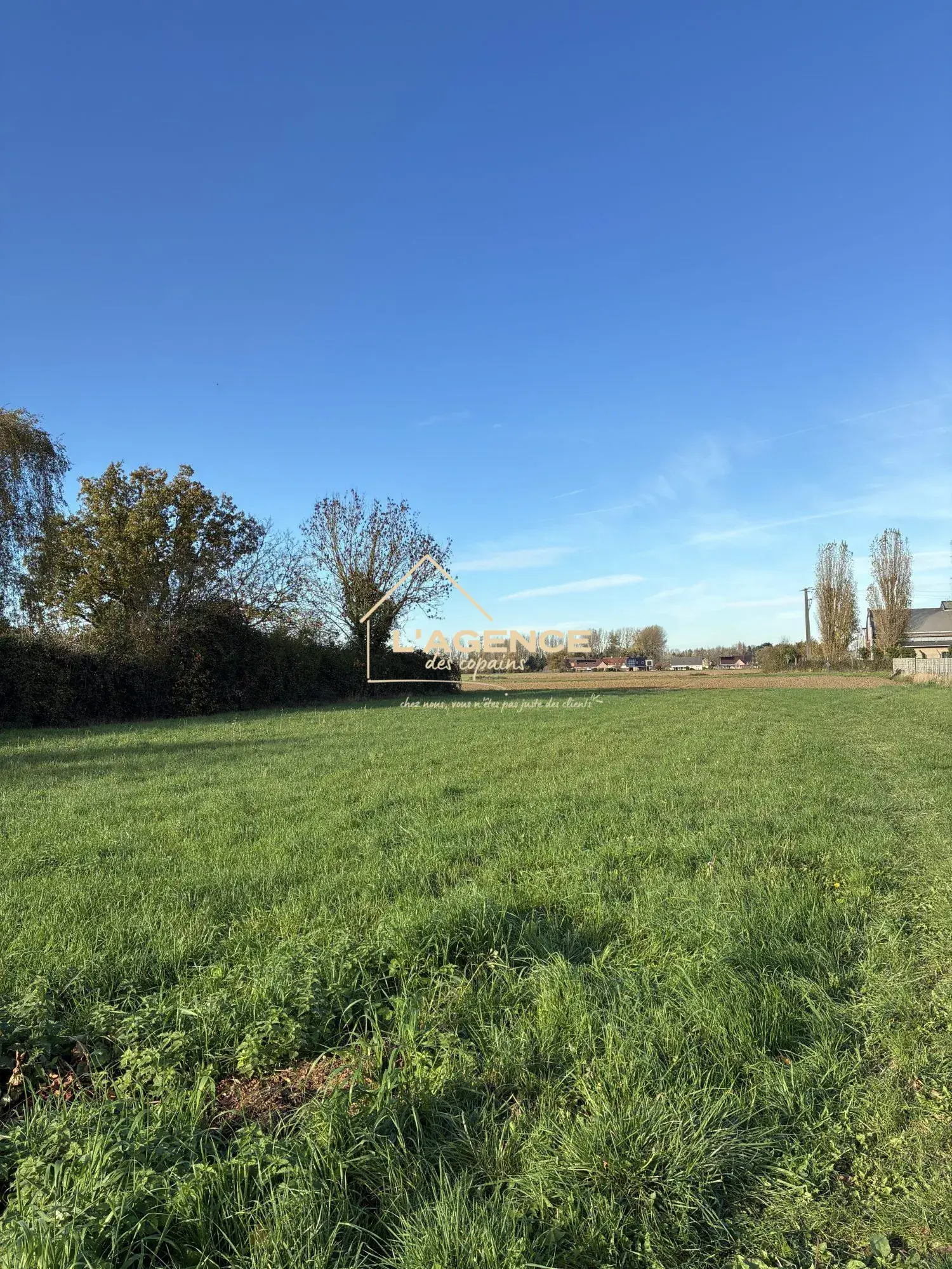 Terrain à vendre à Merville — Superficie de 1316 m², non viabilisé