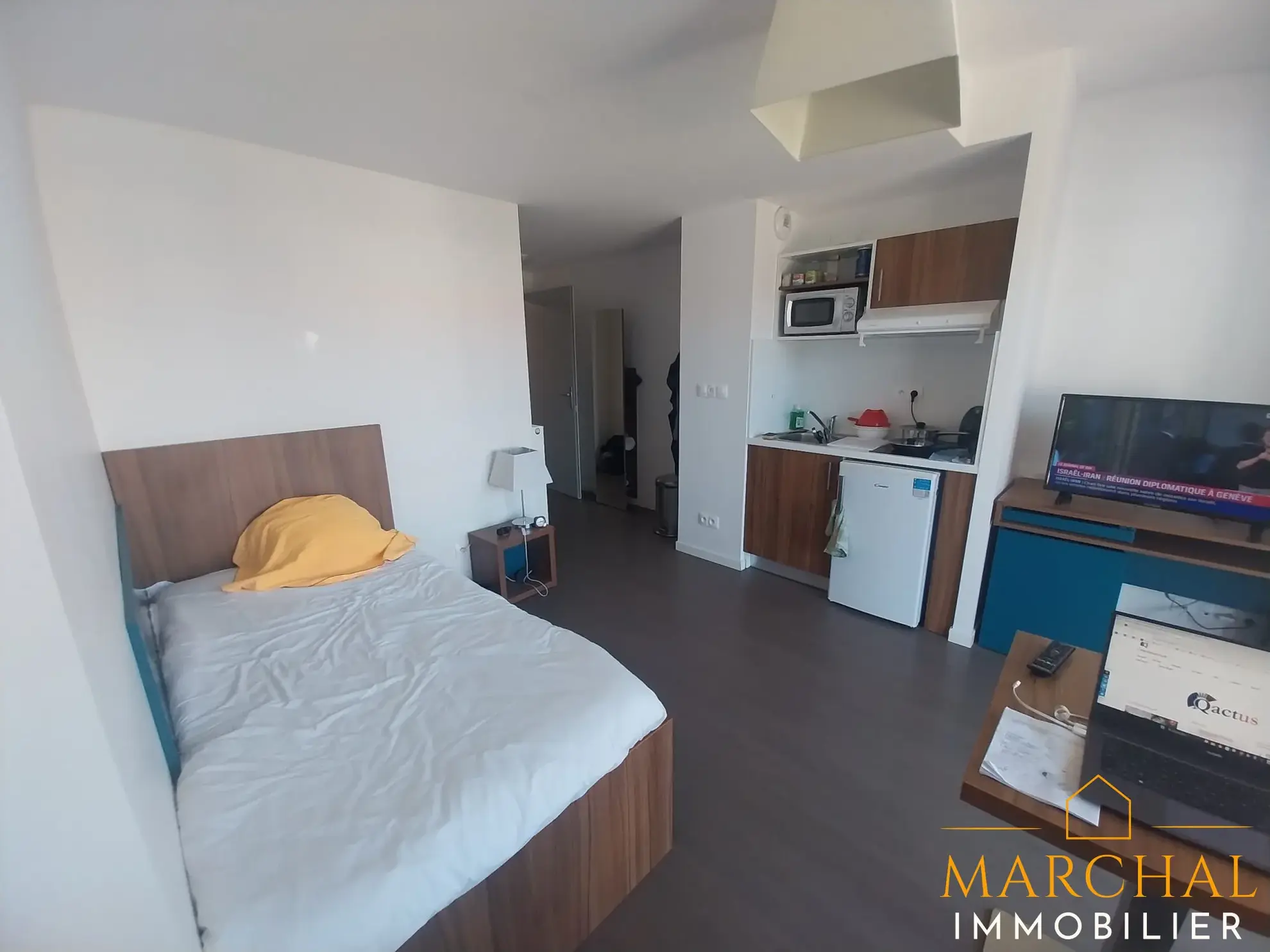 Studio meublé à Metz avec bail commercial, proche Saulcy, dans résidence avec services 